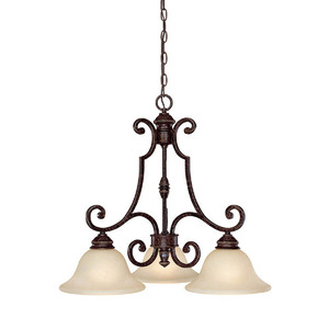 C3583CB259 Barclay Mini Chandelier - Chesterfield Brown C3583CB259 Barclay Mini Chandelier - Chesterfield Brown