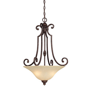 C3584CB Barclay Up Light Pendant Light - Chesterfield Brown C3584CB Barclay Up Light Pendant Light - Chesterfield Brown