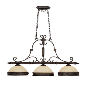 C3608RI River Crest Linear Pendant Pendant Light - Rustic Iron C3608RI River Crest Linear Pendant Pendant Light - Rustic Iron