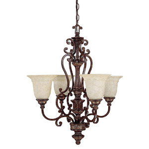 C3634CB283 Chesterfield Mini Chandelier - Chesterfield Brown C3634CB283 Chesterfield Mini Chandelier - Chesterfield Brown
