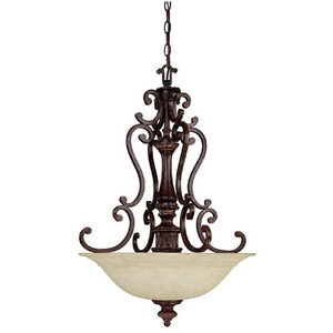 C3638CB Chesterfield Up Light Pendant Light - Chesterfield Brown C3638CB Chesterfield Up Light Pendant Light - Chesterfield Brown