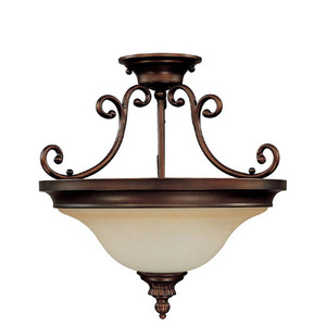 C3783BB Avery Semi Flush Mount Ceiling Light - Burnished Bronze C3783BB Avery Semi Flush Mount Ceiling Light - Burnished Bronze
