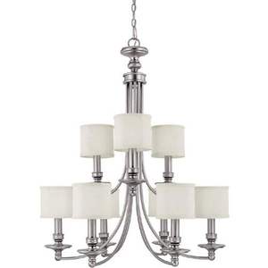 C3919MN451 Midtown Large Foyer Chandelier Chandelier - Matte Nickel C3919MN451 Midtown Large Foyer Chandelier Chandelier - Matte Nickel