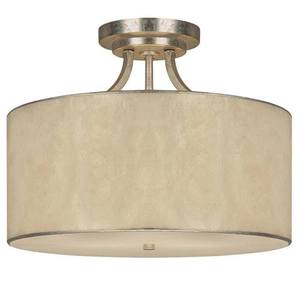 C3933WG476 Luna Semi Flush Mount Ceiling Light - Winter Gold C3933WG476 Luna Semi Flush Mount Ceiling Light - Winter Gold