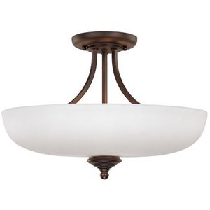 C3947BBSW Chapman Semi Flush Mount Ceiling Light - Burnished Bronze C3947BBSW Chapman Semi Flush Mount Ceiling Light - Burnished Bronze