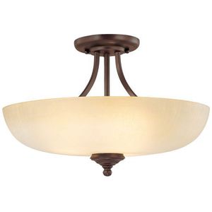 C3947BBTW Chapman Semi Flush Mount Ceiling Light - Burnished Bronze C3947BBTW Chapman Semi Flush Mount Ceiling Light - Burnished Bronze