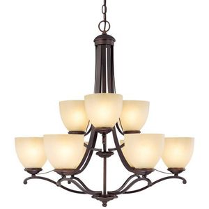 C3949BB201 Chapman Mid Sized Chandelier Chandelier - Burnished Bronze C3949BB201 Chapman Mid Sized Chandelier Chandelier - Burnished Bronze