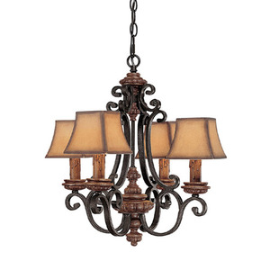 C3964IU464 Foxborough Mini Chandelier - Iron and Umber C3964IU464 Foxborough Mini Chandelier - Iron and Umber