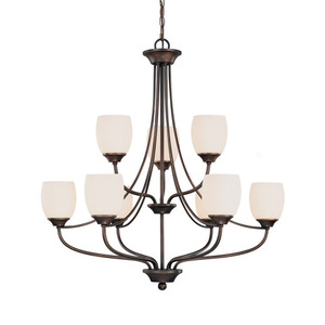C4019BB111 Marlow Large Foyer Chandelier Chandelier - Burnished Bronze C4019BB111 Marlow Large Foyer Chandelier Chandelier - Burnished Bronze
