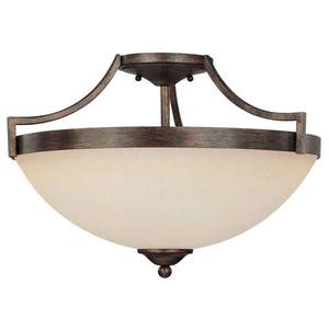 C4024RTMS Towne & Country Semi Flush Mount Ceiling Light - Rustic C4024RTMS Towne & Country Semi Flush Mount Ceiling Light - Rustic