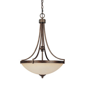 C4027RTMS Towne & Country Up Light Pendant Light - Rustic C4027RTMS Towne & Country Up Light Pendant Light - Rustic