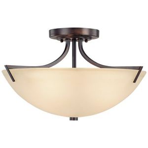 C4037BB Stanton Semi Flush Mount Ceiling Light - Burnished Bronze C4037BB Stanton Semi Flush Mount Ceiling Light - Burnished Bronze