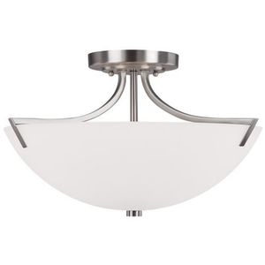 C4037BN Stanton Semi Flush Mount Ceiling Light - Brushed Nickel C4037BN Stanton Semi Flush Mount Ceiling Light - Brushed Nickel