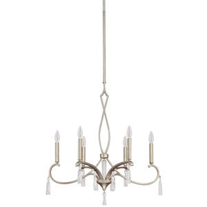 C4066BS000CR Elan Mid Sized Chandelier Chandelier - Brushed Silver C4066BS000CR Elan Mid Sized Chandelier Chandelier - Brushed Silver