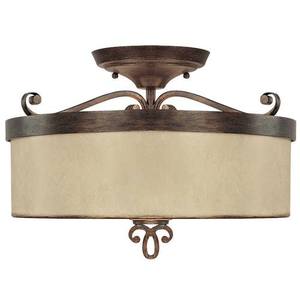 C4161RT498 Reserve Semi Flush Mount Ceiling Light - Rustic C4161RT498 Reserve Semi Flush Mount Ceiling Light - Rustic