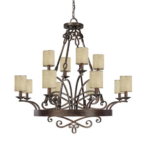 C4162RT510 Reserve Large Foyer Chandelier Chandelier - Rustic C4162RT510 Reserve Large Foyer Chandelier Chandelier - Rustic
