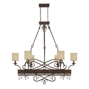 C4168RT497 Reserve Pot Rack Kitchen Accessory - Rustic C4168RT497 Reserve Pot Rack Kitchen Accessory - Rustic