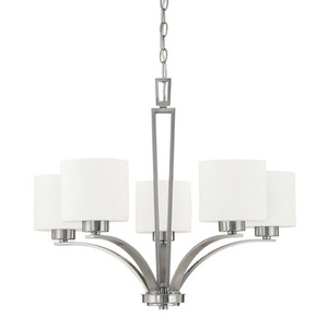 C4345BN103 Steele Mid Sized Chandelier Chandelier - Brushed Nickel C4345BN103 Steele Mid Sized Chandelier Chandelier - Brushed Nickel