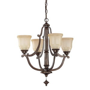 C4374RT121 Corday Mid Sized Chandelier Chandelier - Rustic C4374RT121 Corday Mid Sized Chandelier Chandelier - Rustic
