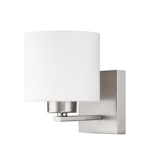 C8491BN103 Steele 1 Bulb Wall Sconce - Brushed Nickel C8491BN103 Steele 1 Bulb Wall Sconce - Brushed Nickel