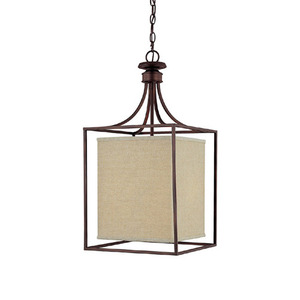 C9041BB471 Midtown Down Light Pendant Light - Burnished Bronze / Beige C9041BB471 Midtown Down Light Pendant Light - Burnished Bronze / Beige