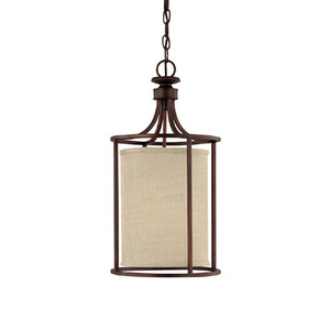 C9047BB477 Midtown Down Light Pendant Light - Burnished Bronze / Beige C9047BB477 Midtown Down Light Pendant Light - Burnished Bronze / Beige