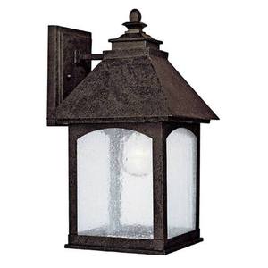 C9051RI Lodge Entrance Outdoor Wall Light - Rustic Iron C9051RI Lodge Entrance Outdoor Wall Light - Rustic Iron