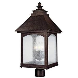 C9056RI Lodge Post Light Post Lights - Rustic Iron C9056RI Lodge Post Light Post Lights - Rustic Iron