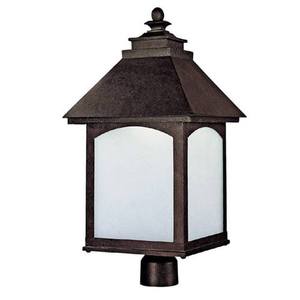 C9056RIGD Lodge Post Light Post Lights - Rustic Iron C9056RIGD Lodge Post Light Post Lights - Rustic Iron
