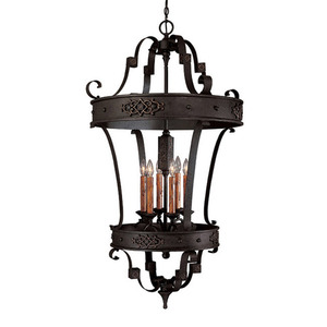 C9353RI River Crest Entrance / Foyer Pendant Light - Rustic Iron C9353RI River Crest Entrance / Foyer Pendant Light - Rustic Iron