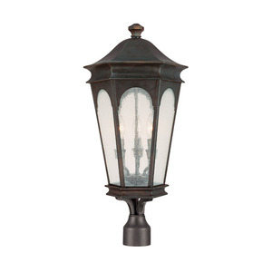 C9387OB Inman Park Post Light Post Lights - Mediterranean Bronze C9387OB Inman Park Post Light Post Lights - Mediterranean Bronze