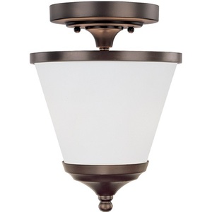 C4032BB211 Stanton Semi Flush Mount Ceiling Light - Burnished Bronze C4032BB211 Stanton Semi Flush Mount Ceiling Light - Burnished Bronze