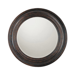 CM282846 Round Mirror - Walnut CM282846 Round Mirror - Walnut