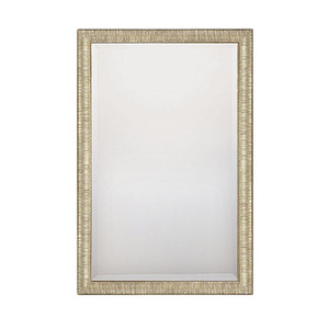 CM322026 Square / Rectangular Mirror - Striated Silver and Gold CM322026 Square / Rectangular Mirror - Striated Silver and Gold