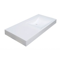 Vessel Style Bathroom Sink 42 x 20 x 4-1/4 Vessel Style Bathroom Sink 42 x 20 x 4-1/4