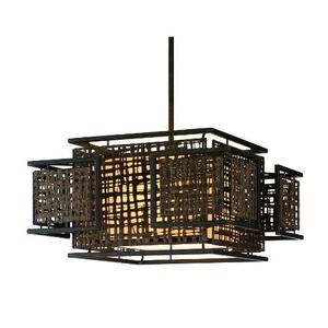 C10544 Shoji Entrance / Foyer Pendant Light - Bonsai Bronze C10544 Shoji Entrance / Foyer Pendant Light - Bonsai Bronze