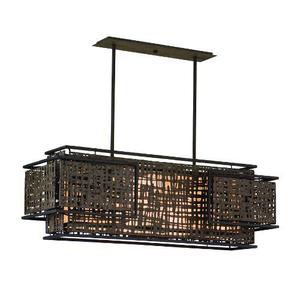C10554 Shoji Linear Pendant Pendant Light - Bonsai Bronze C10554 Shoji Linear Pendant Pendant Light - Bonsai Bronze