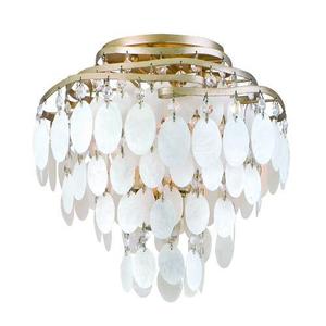 C10933 Dolce Semi Flush Mount Ceiling Light - Champagne Leaf C10933 Dolce Semi Flush Mount Ceiling Light - Champagne Leaf