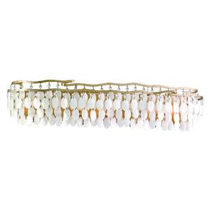 C10967 Dolce 4 or More Bulb Bathroom Lighting - Champagne Leaf C10967 Dolce 4 or More Bulb Bathroom Lighting - Champagne Leaf