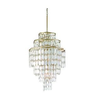 C109712 Dolce Entrance / Foyer Pendant Light - Champagne Leaf C109712 Dolce Entrance / Foyer Pendant Light - Champagne Leaf