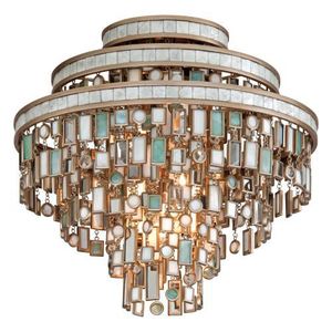 C14233 DOLCETTI Semi Flush Mount Ceiling Light - Dolcettit Silver C14233 DOLCETTI Semi Flush Mount Ceiling Light - Dolcettit Silver