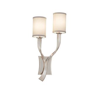 C15811 ROXY Multi Bulb Wall Sconce - Modern Silver C15811 ROXY Multi Bulb Wall Sconce - Modern Silver