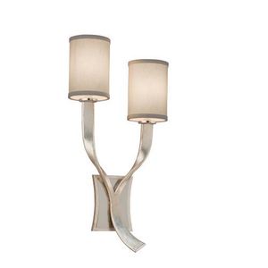 C15812 ROXY Multi Bulb Wall Sconce - Modern Silver C15812 ROXY Multi Bulb Wall Sconce - Modern Silver