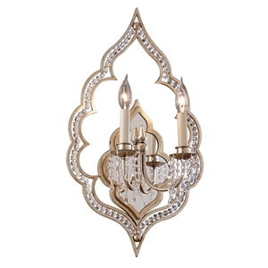 C16112 Bijoux 2 Bulb Bathroom Lighting - Silver Leaf C16112 Bijoux 2 Bulb Bathroom Lighting - Silver Leaf