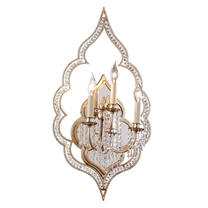 C16113 Bijoux Multi Bulb Wall Sconce - Silver Leaf C16113 Bijoux Multi Bulb Wall Sconce - Silver Leaf