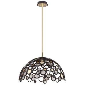 C18845 Fathom Down Light Pendant Light - Bronze W/ Polished B C18845 Fathom Down Light Pendant Light - Bronze W/ Polished B