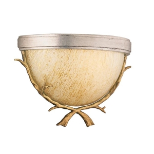 C6611 Parc Royale 1 Bulb Wall Sconce - Gold / Silver Leaf C6611 Parc Royale 1 Bulb Wall Sconce - Gold / Silver Leaf