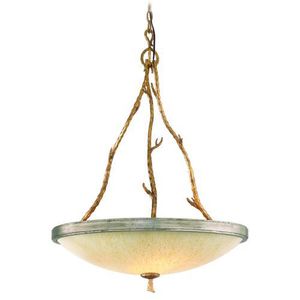 C6643 Parc Royale Up Light Pendant Light - Gold / Silver Leaf C6643 Parc Royale Up Light Pendant Light - Gold / Silver Leaf