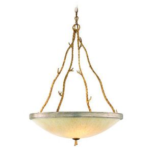 C6644 Parc Royale Up Light Pendant Light - Gold / Silver Leaf C6644 Parc Royale Up Light Pendant Light - Gold / Silver Leaf