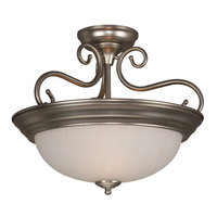 Semi Flush Mount 15" Width Semi Flush Mount 15" Width
